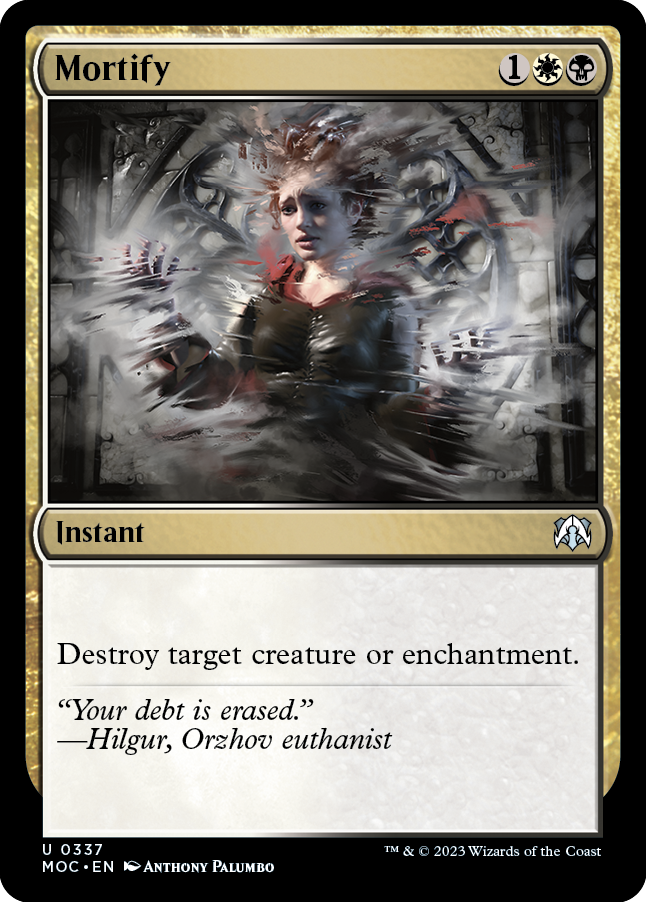 Mortify [March of the Machine Commander] | Enigma On Main