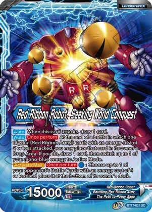 Commander Red // Red Ribbon Robot, Seeking World Conquest (BT17-031) [Ultimate Squad] | Enigma On Main