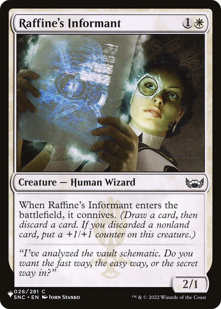 Raffine's Informant [The List Reprints] | Enigma On Main