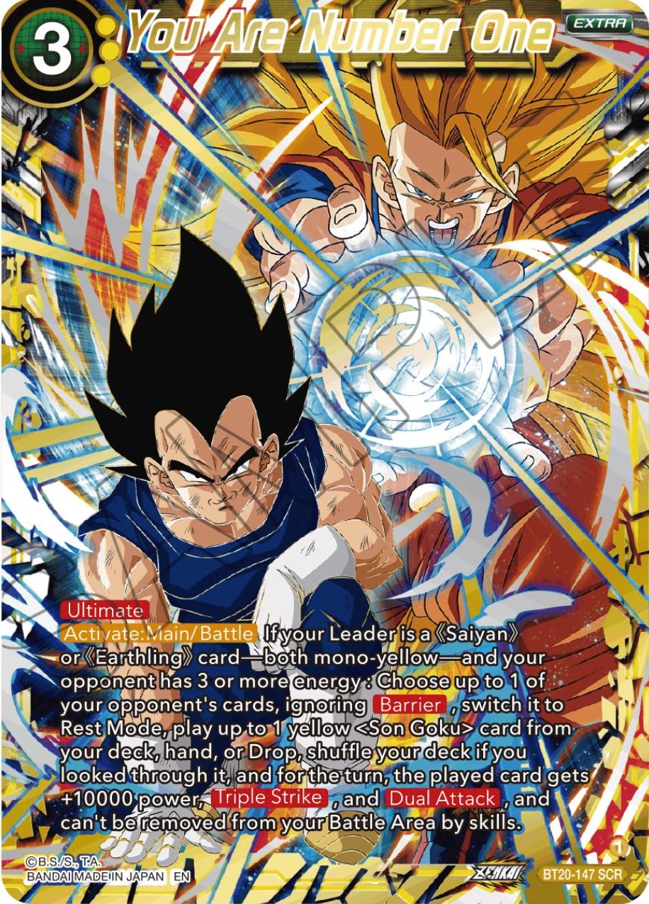 You Are Number One (Alternate Art) (BT20-147) [Power Absorbed] | Enigma On Main