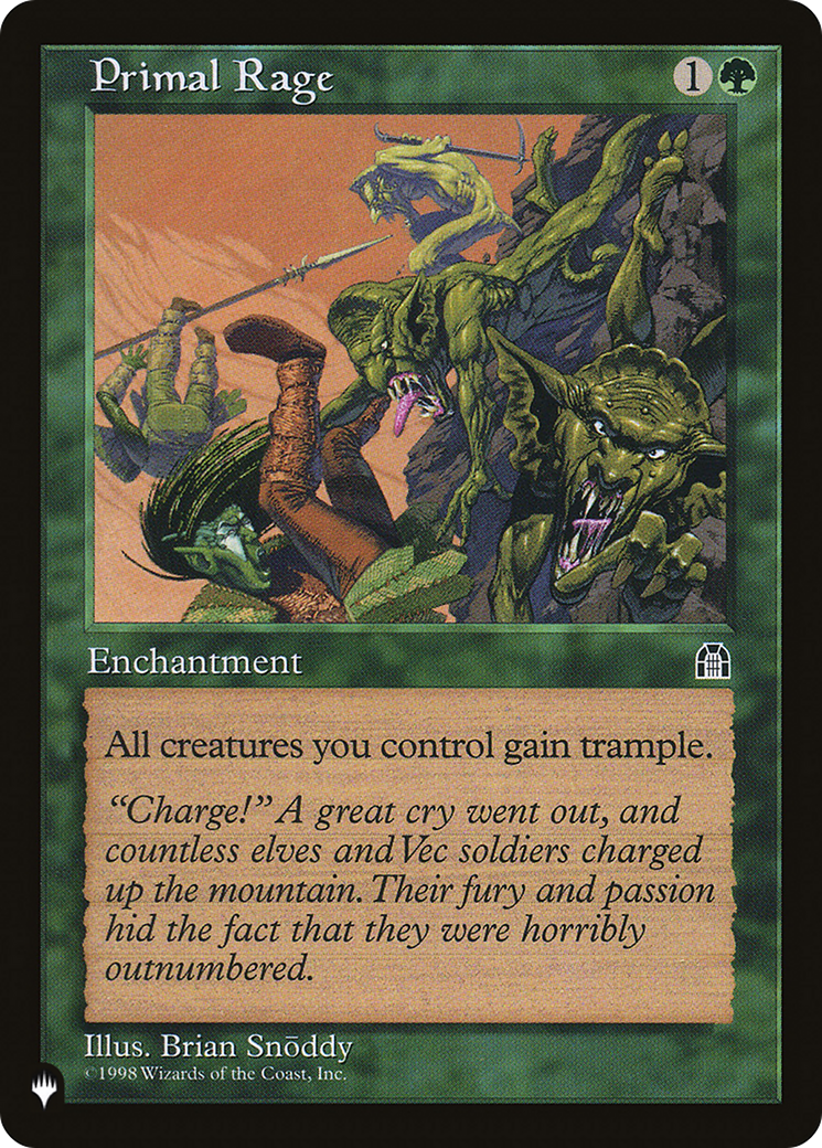 Primal Rage [The List] | Enigma On Main