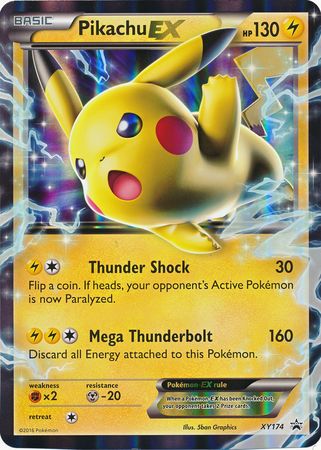 Pikachu EX (XY174) (Jumbo Card) [XY: Black Star Promos] | Enigma On Main