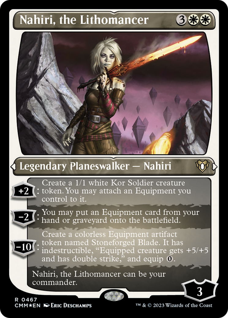 Nahiri, the Lithomancer (Foil Etched) [Commander Masters] | Enigma On Main