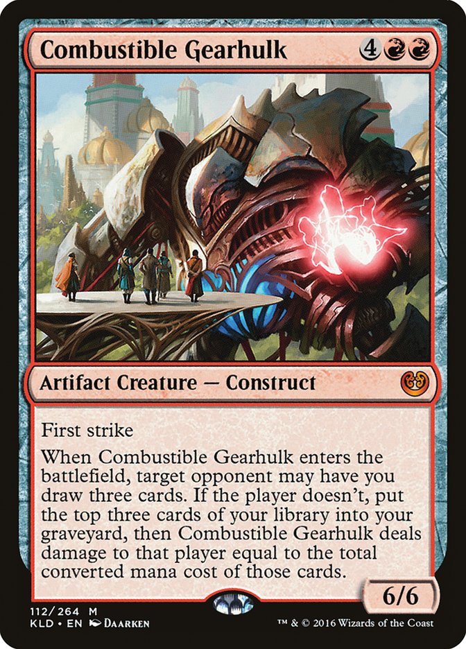 Combustible Gearhulk [Kaladesh] | Enigma On Main