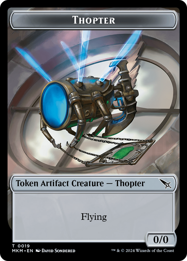 Thopter Token (0019) [Murders at Karlov Manor Tokens] | Enigma On Main