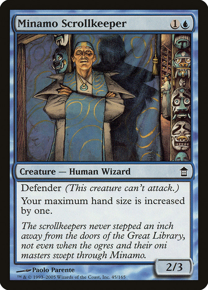 Minamo Scrollkeeper [Saviors of Kamigawa] | Enigma On Main