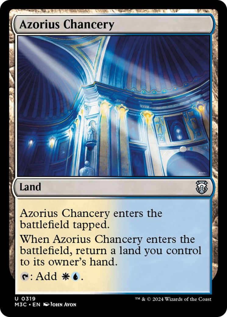 Azorius Chancery (Ripple Foil) [Modern Horizons 3 Commander] | Enigma On Main