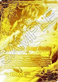 Son Goku & Vegeta // SSB Vegito, Energy Eruption (Championship Final 2019) (Gold Metal Foil) (BT7-025_PR) [Tournament Promotion Cards] | Enigma On Main