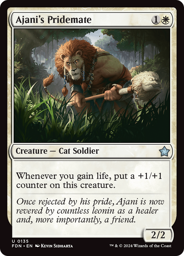 Ajani's Pridemate [Foundations] | Enigma On Main