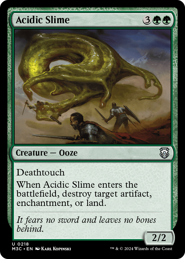 Acidic Slime (Ripple Foil) [Modern Horizons 3 Commander] | Enigma On Main