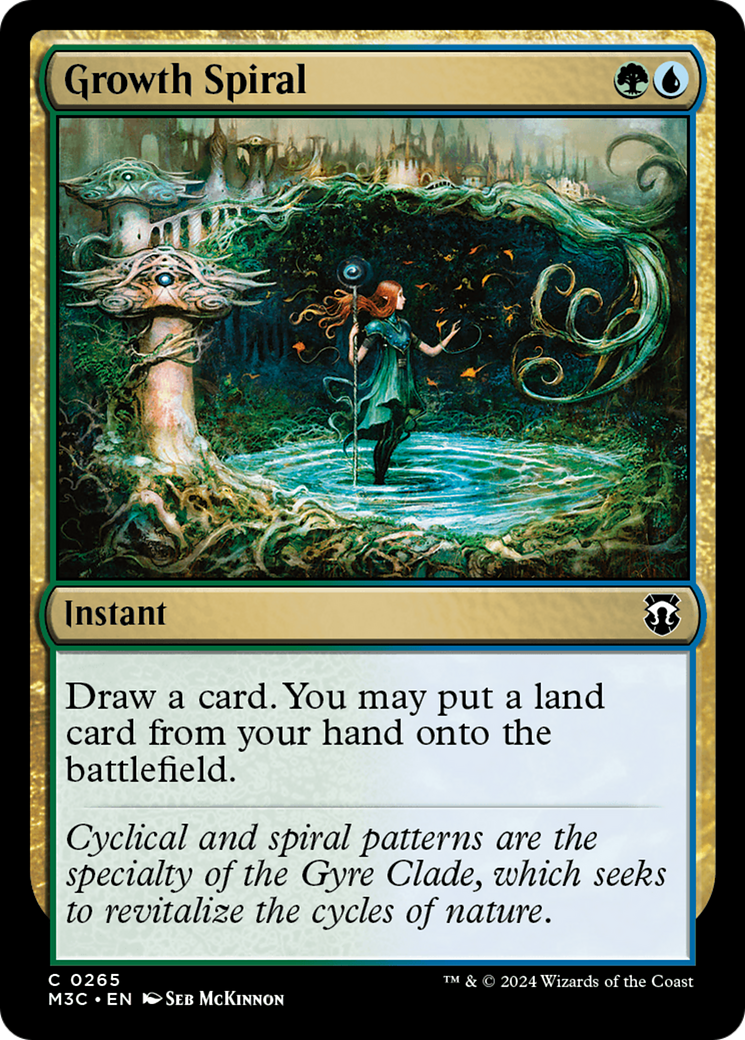 Growth Spiral (Ripple Foil) [Modern Horizons 3 Commander] | Enigma On Main