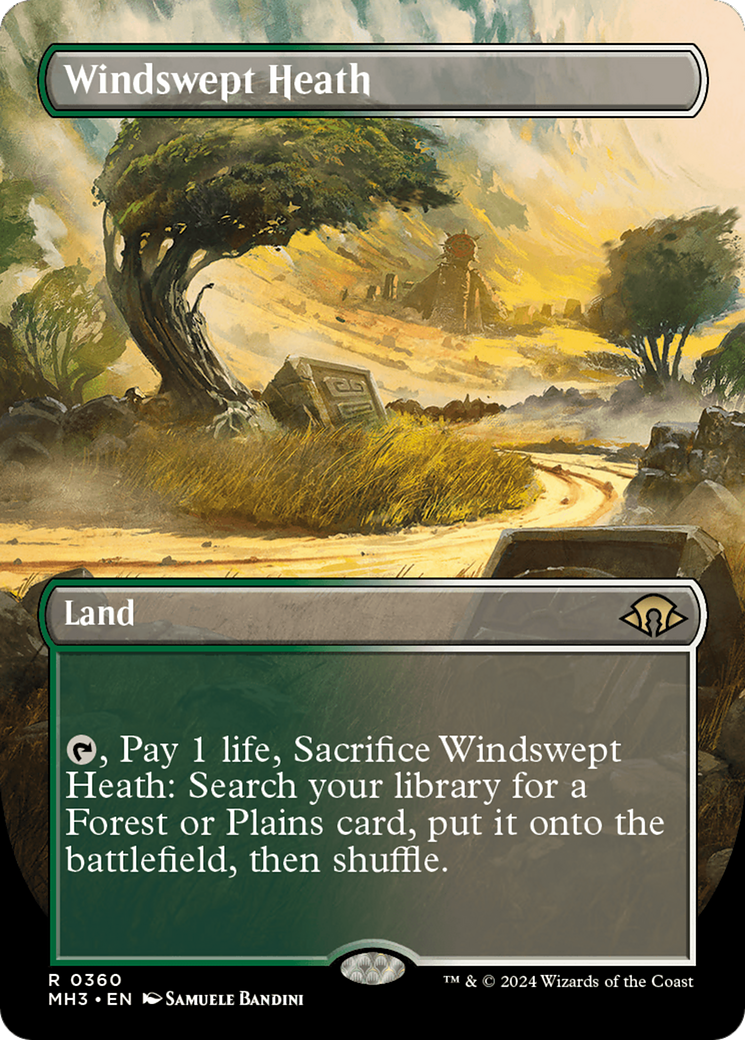 Windswept Heath (Borderless) [Modern Horizons 3] | Enigma On Main