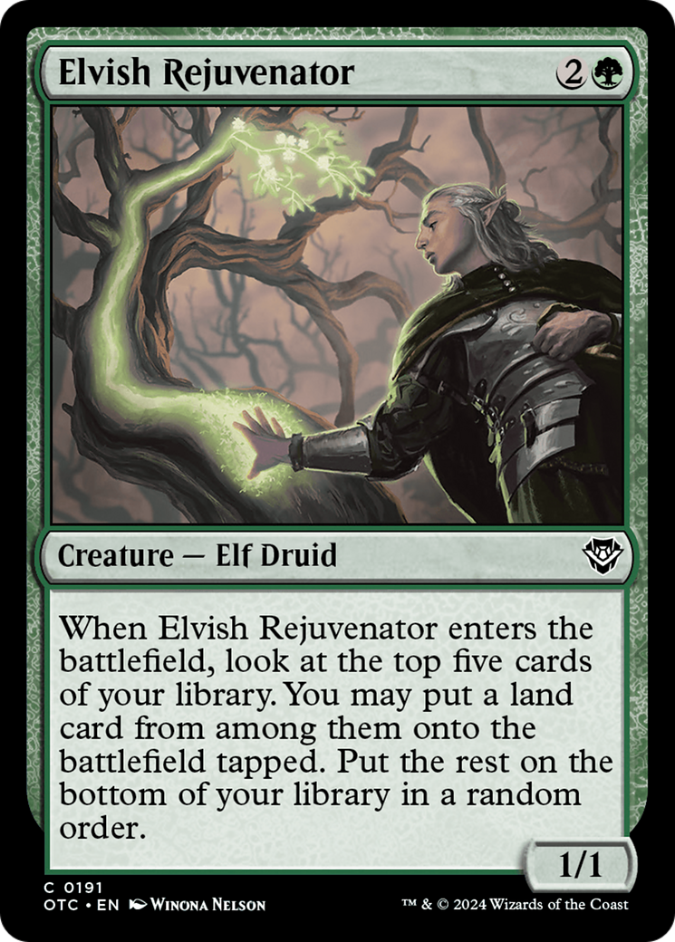 Elvish Rejuvenator [Outlaws of Thunder Junction Commander] | Enigma On Main