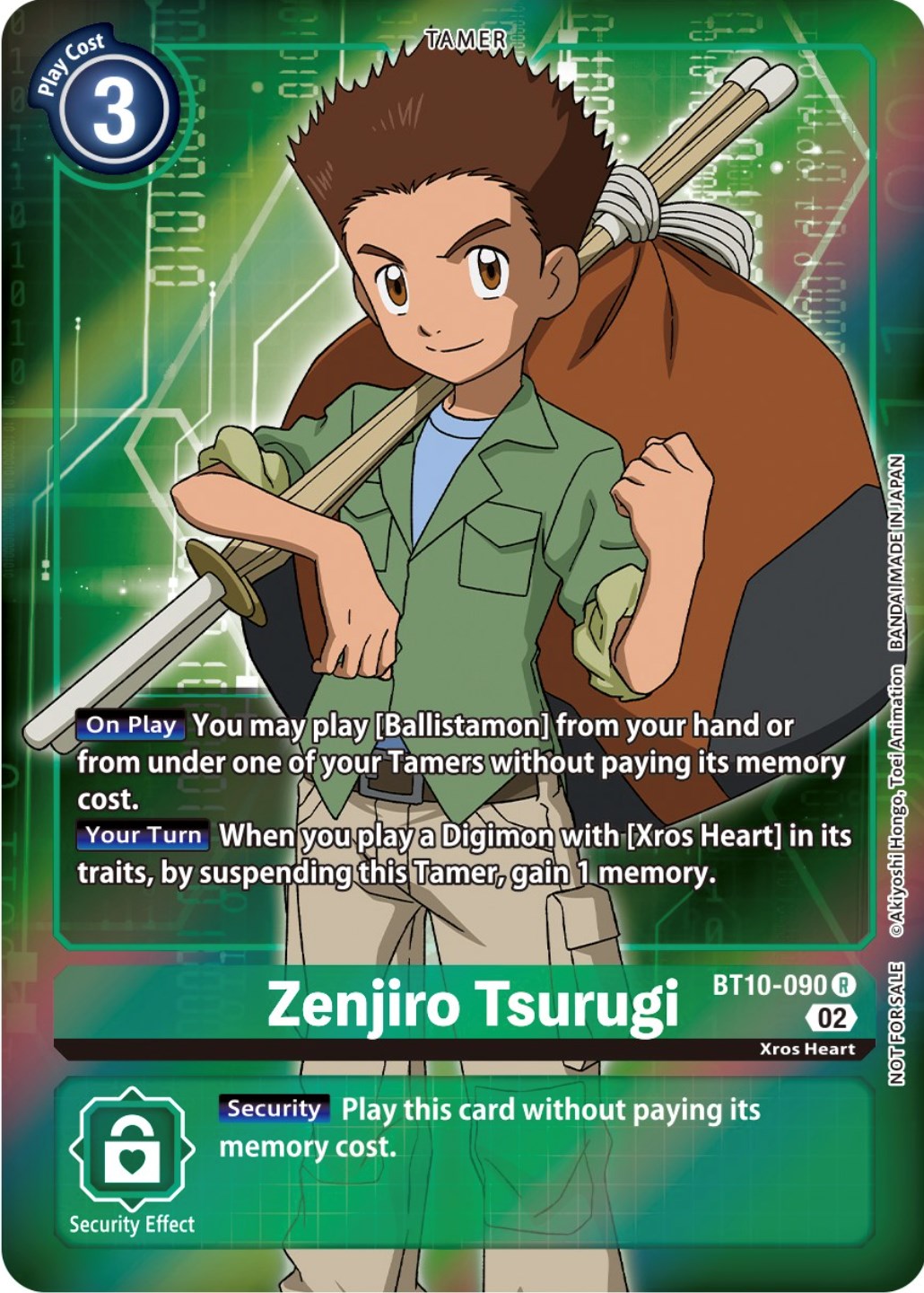 Zenjiro Tsurugi [BT10-090] (Box Topper) [Xros Encounter] | Enigma On Main