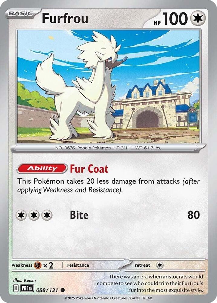 Furfrou (088/131) [Scarlet & Violet: Prismatic Evolutions] | Enigma On Main
