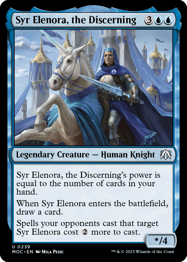 Syr Elenora, the Discerning [March of the Machine Commander] | Enigma On Main