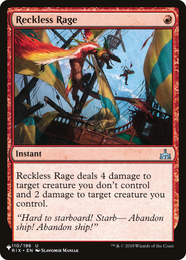 Reckless Rage [The List] | Enigma On Main
