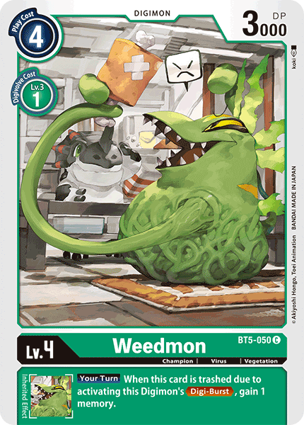 Weedmon [BT5-050] [Battle of Omni] | Enigma On Main