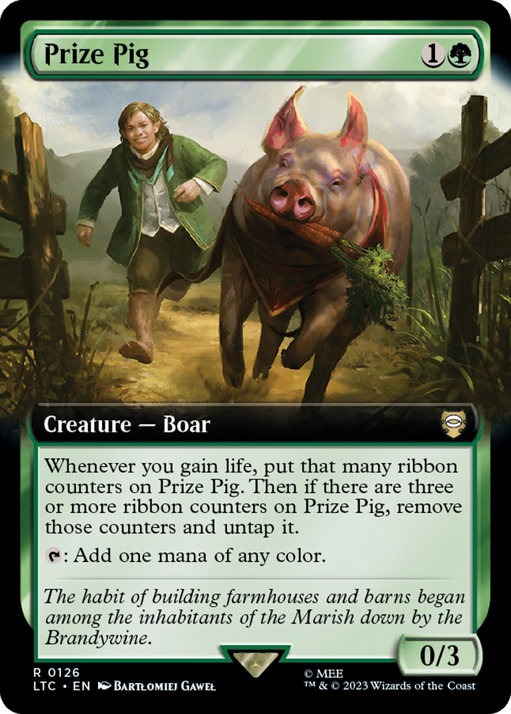 Prize Pig (Extended Art) [The Lord of the Rings: Tales of Middle-Earth Commander] | Enigma On Main