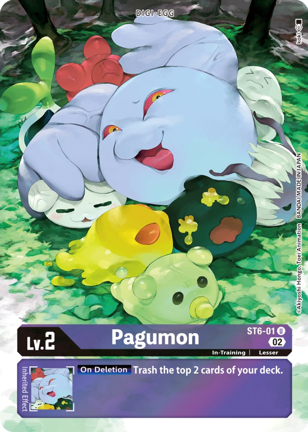 Pagumon [ST6-01] (Alternate Art) [Starter Deck: Beelzemon Advanced Deck Set] | Enigma On Main