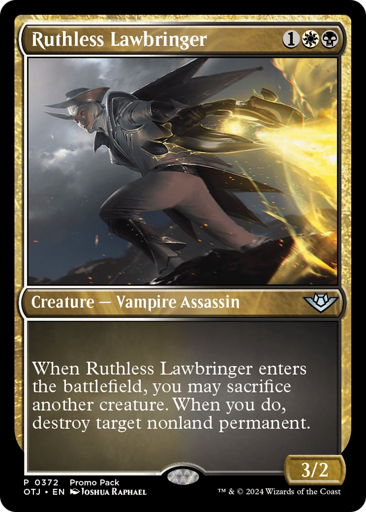 Ruthless Lawbringer (Promo Pack) [Outlaws of Thunder Junction Promos] | Enigma On Main