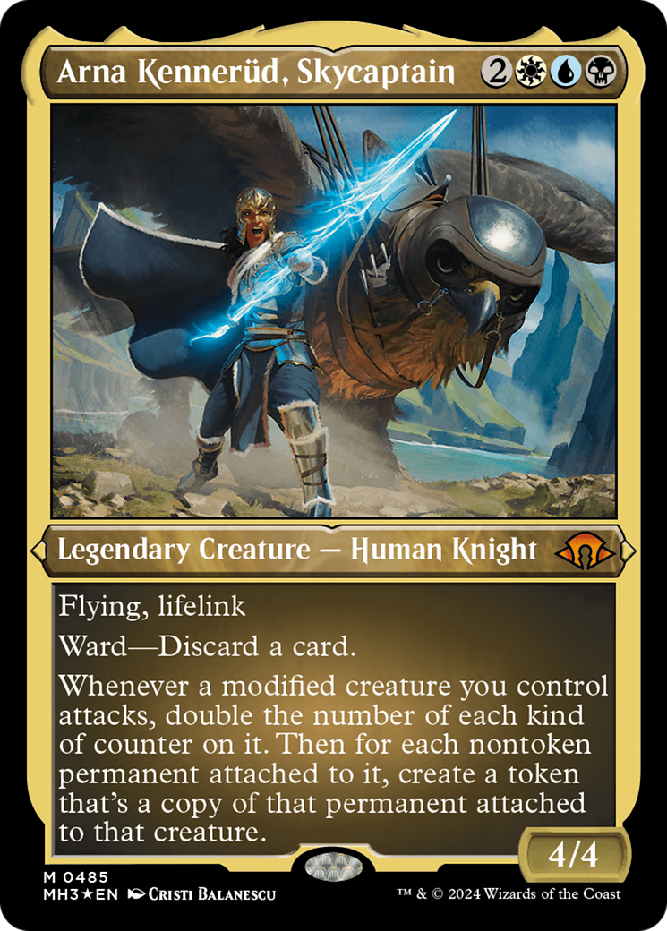 Arna Kennerud, Skycaptain (Foil Etched) [Modern Horizons 3] | Enigma On Main