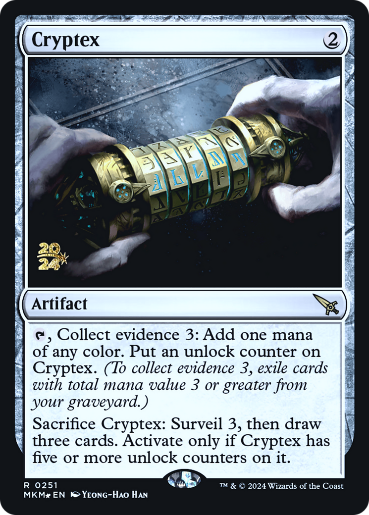 Cryptex [Murders at Karlov Manor Prerelease Promos] | Enigma On Main