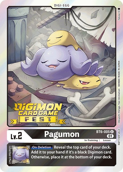 Pagumon [BT6-005] (Digimon Card Game Fest 2022) [Double Diamond Promos] | Enigma On Main