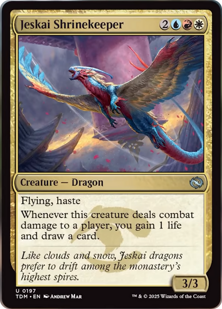 Jeskai Shrinekeeper [Tarkir: Dragonstorm] | Enigma On Main