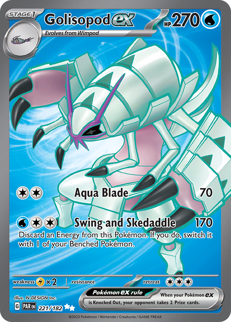 Golisopod ex (221/182) [Scarlet & Violet: Paradox Rift] | Enigma On Main