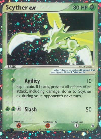 Scyther ex (102/109) [EX: Ruby & Sapphire] | Enigma On Main