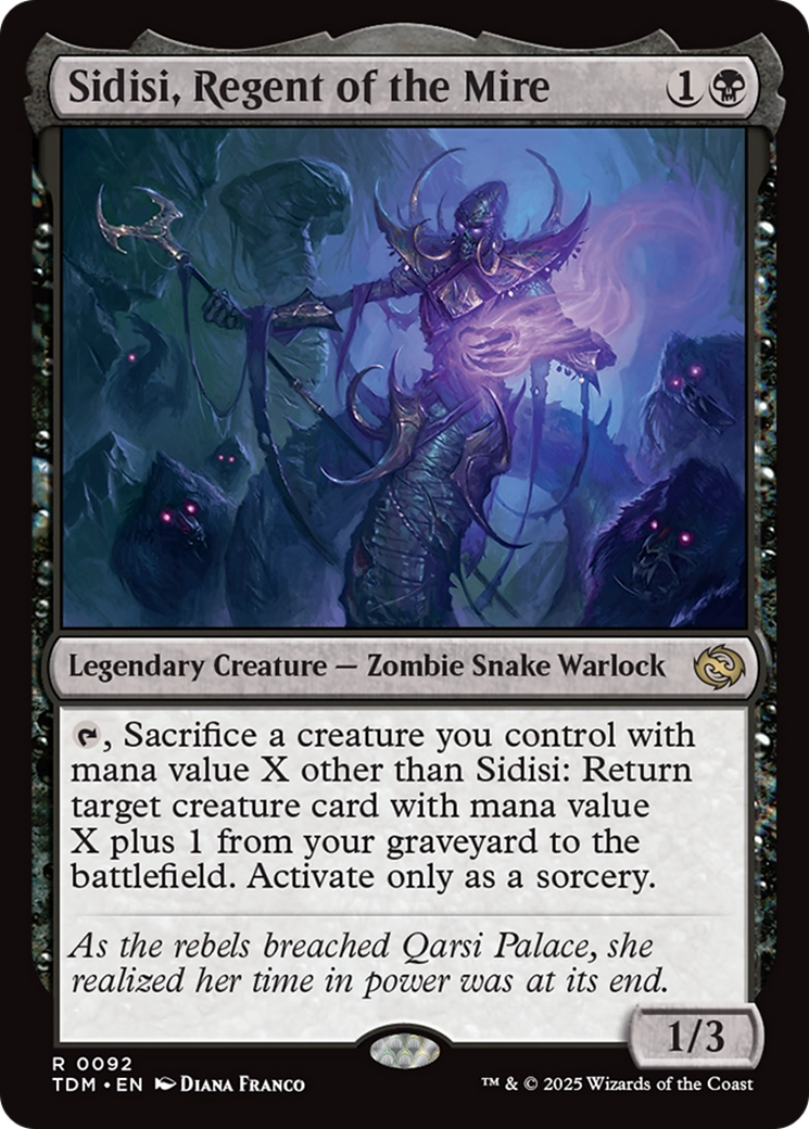 Sidisi, Regent of the Mire [Tarkir: Dragonstorm] | Enigma On Main