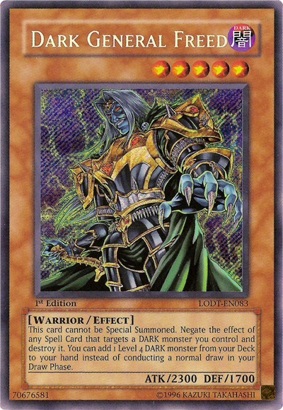 Dark General Freed [LODT-EN083] Secret Rare | Enigma On Main