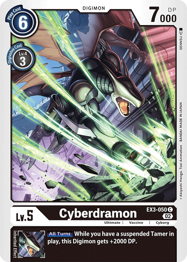 Cyberdramon [EX3-050] [Draconic Roar] | Enigma On Main