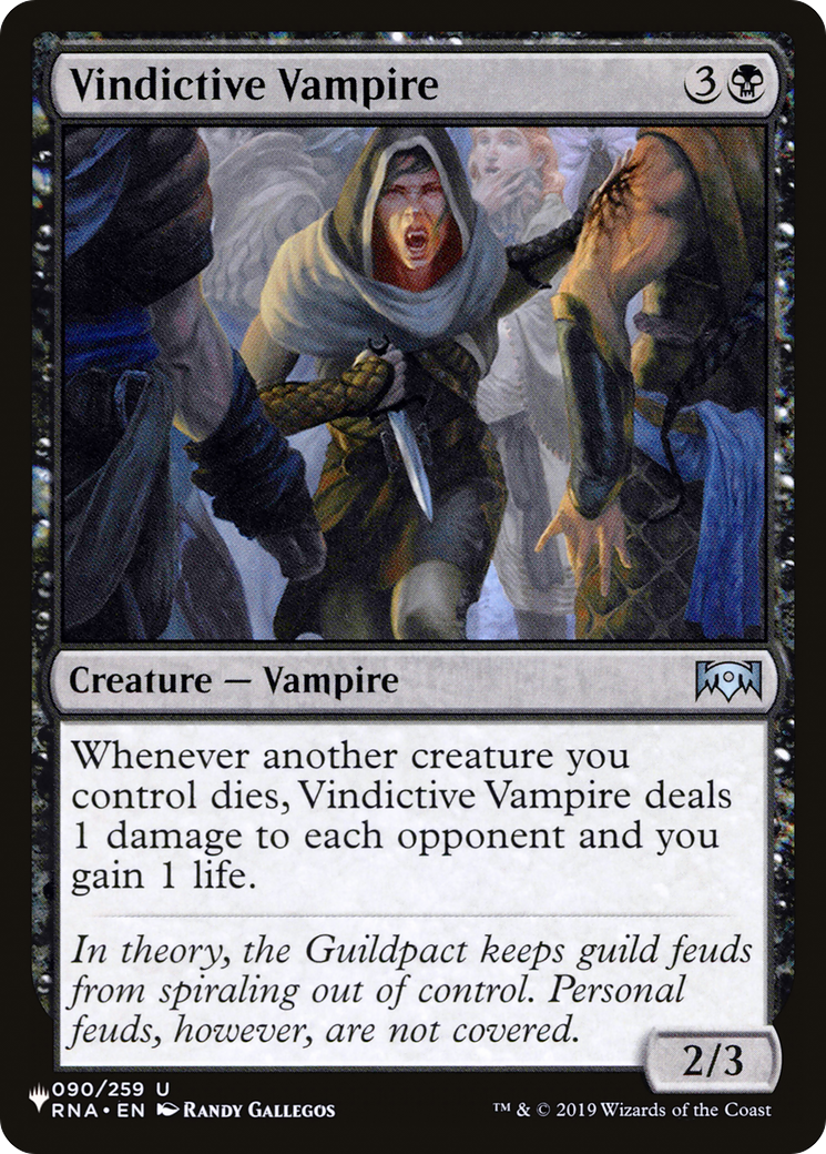 Vindictive Vampire [The List] | Enigma On Main