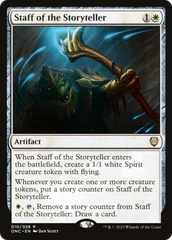 Staff of the Storyteller [Phyrexia: All Will Be One Commander] | Enigma On Main