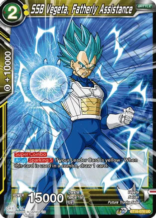 SSB Vegeta, Fatherly Assistance (BT16-078) [Realm of the Gods] | Enigma On Main