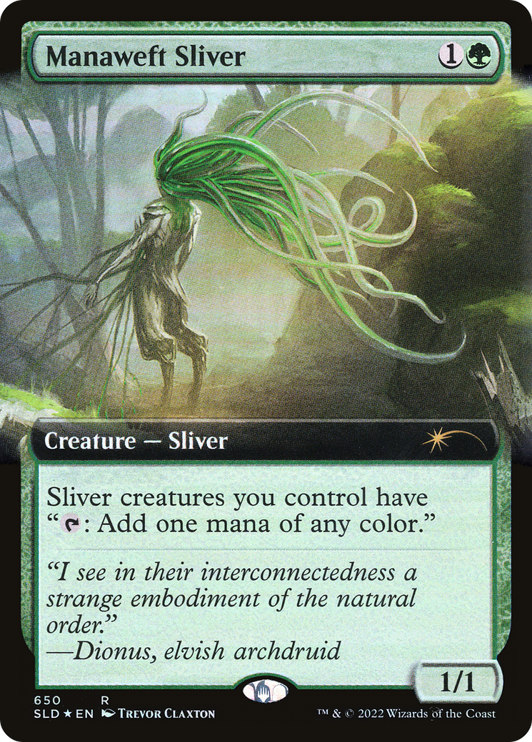 Manaweft Sliver (Extended Art) [Secret Lair Drop Promos] | Enigma On Main