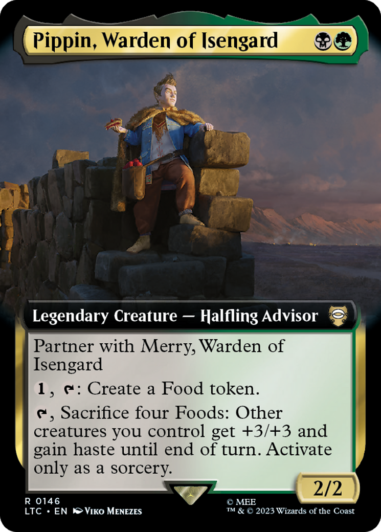 Pippin, Warden of Isengard (Extended Art) [The Lord of the Rings: Tales of Middle-Earth Commander] | Enigma On Main