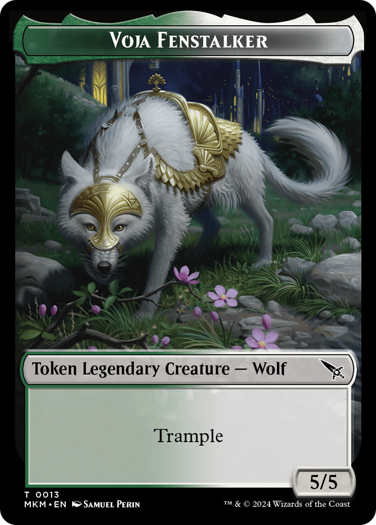 Voja Fenstalker Token [Murders at Karlov Manor Tokens] | Enigma On Main