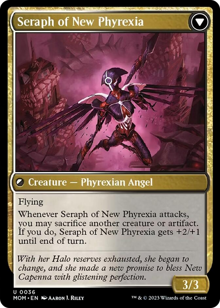 Seraph of New Capenna // Seraph of New Phyrexia [March of the Machine] | Enigma On Main