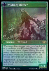 Howlpack Piper // Wildsong Howler [Innistrad: Crimson Vow Prerelease Promos] | Enigma On Main