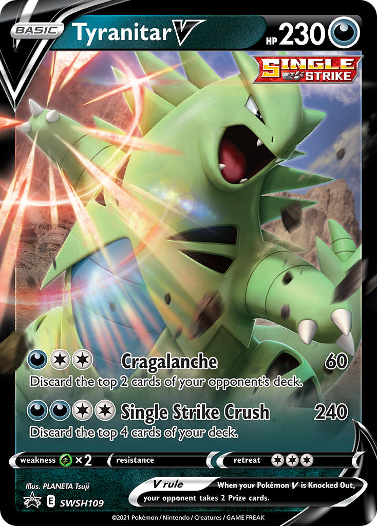 Tyranitar V (SWSH109) [Sword & Shield: Black Star Promos] | Enigma On Main