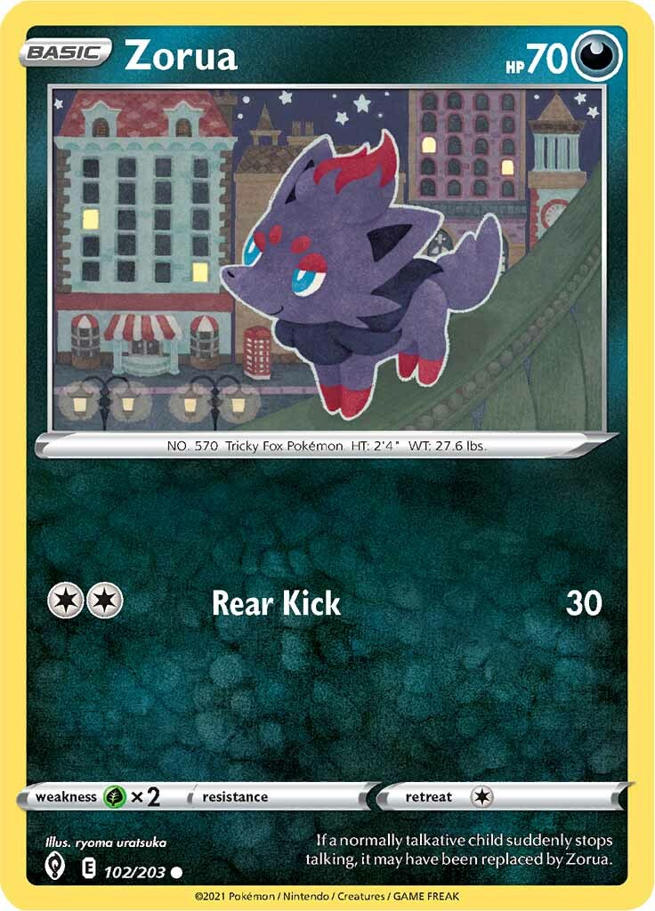 Zorua (102/203) [Sword & Shield: Evolving Skies] | Enigma On Main