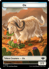 Ox // Plot Double-Sided Token [Outlaws of Thunder Junction Tokens] | Enigma On Main