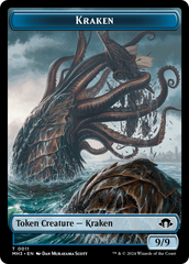 Eldrazi Spawn // Kraken Double-Sided Token [Modern Horizons 3 Tokens] | Enigma On Main