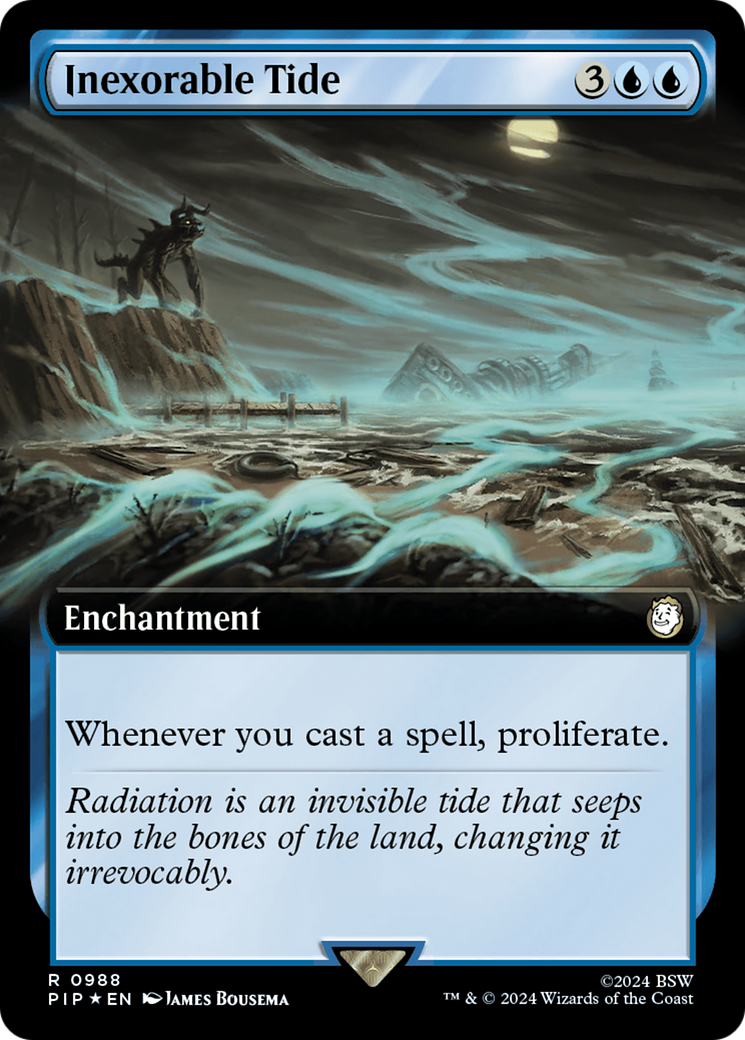 Inexorable Tide (Extended Art) (Surge Foil) [Fallout] | Enigma On Main