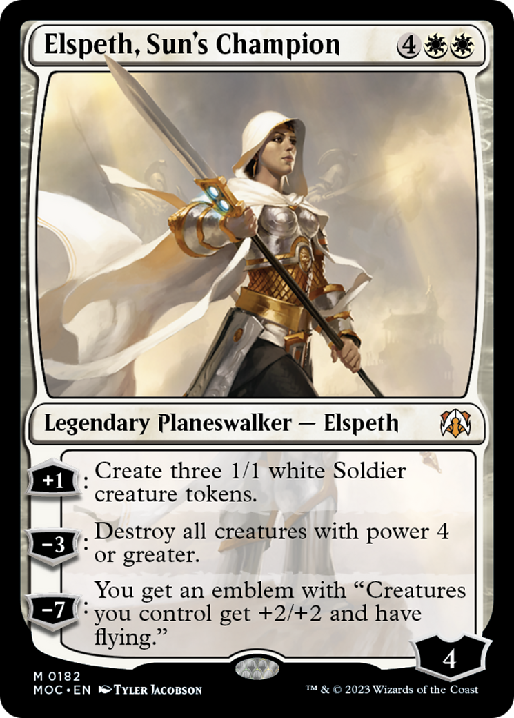 Elspeth, Sun's Champion [March of the Machine Commander] | Enigma On Main