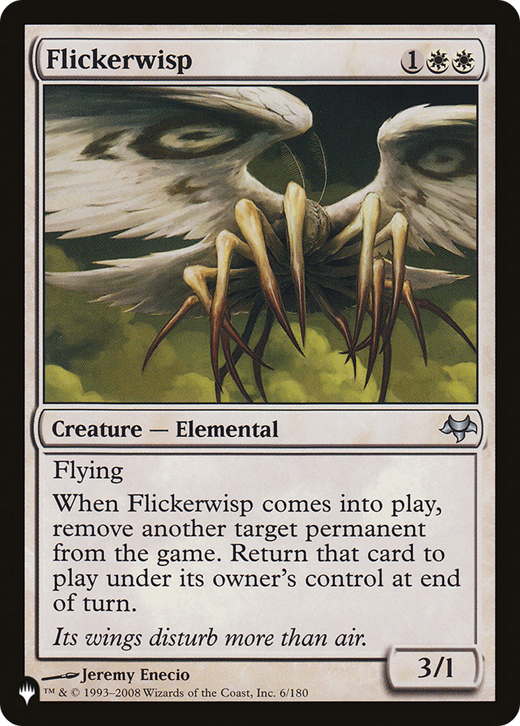 Flickerwisp [The List Reprints] | Enigma On Main