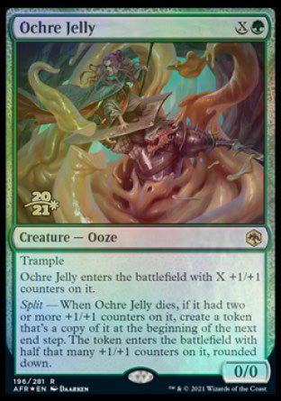 Ochre Jelly [Dungeons & Dragons: Adventures in the Forgotten Realms Prerelease Promos] | Enigma On Main